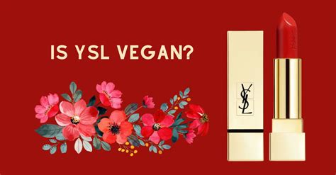 is yves saint laurent vegan